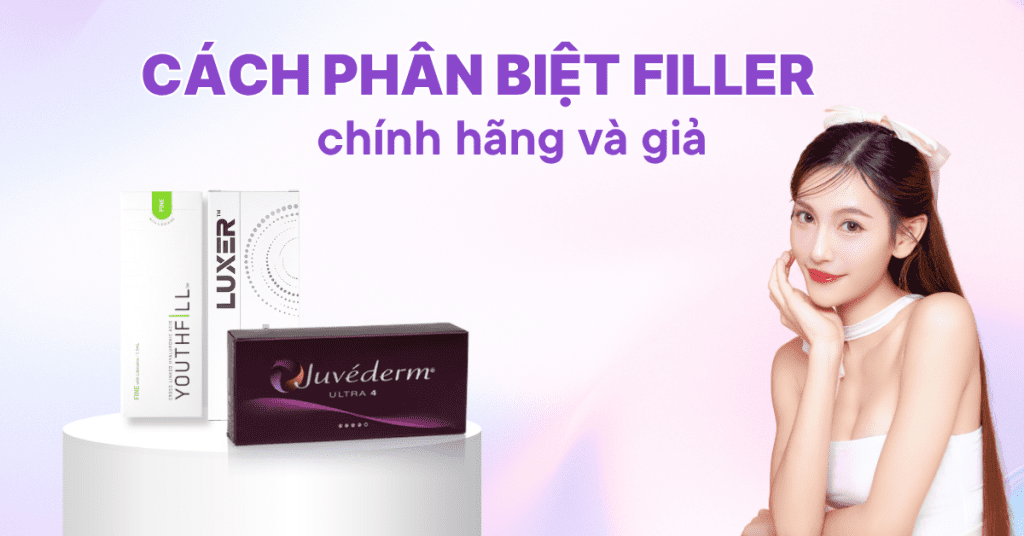 Phân biệt filler chính hãng và giả
