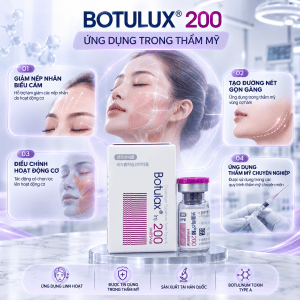 Botulux 200 Units Hàn Quốc Units -Botulinum Toxin Type A Thon gọn Cơ Hàm,Vai,Bắp Tay