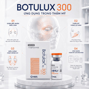 Botulux 300 Units Botulinum Toxin Type A –Thon gọn Cơ Hàm,Vai,Bắp Tay