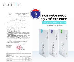 Youthfill được bộ y tế cấp phép loại C,C