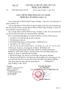 Giấy công bố Filler Youthfill