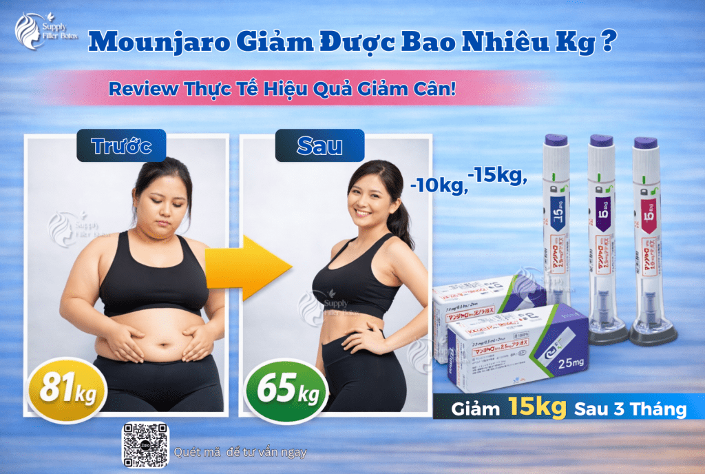 Mounjaro giảm được bao nhiêu kg?