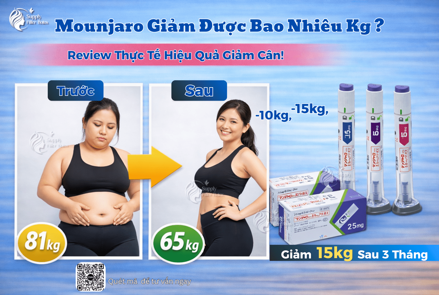 Mounjaro giảm được bao nhiêu kg?
