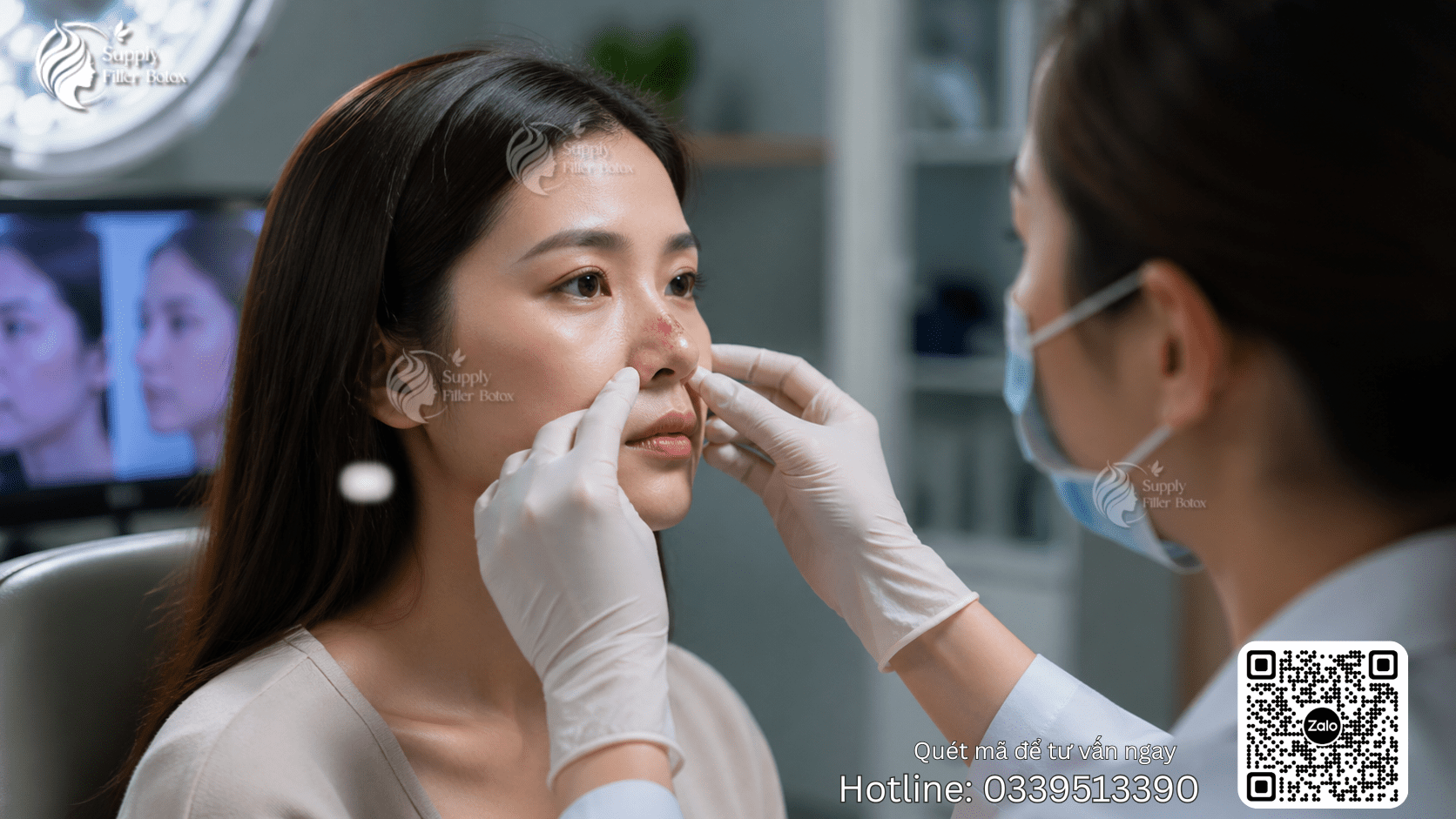 Biến chứng filler mũi: Dấu hiệu nguy hiểm, cảnh báo hoại tử và cách xử lý kịp thời