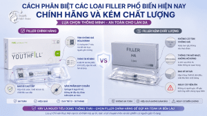 phân biệt filler chính hãng và kém chất lượng