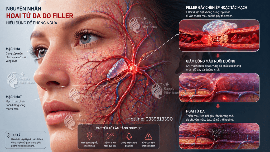 Dấu Hiệu Hoại Tử Da Do Filler Và Hậu Quả