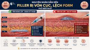 Nguyên nhân dẫn đến tình trạng filler bị vón cục
