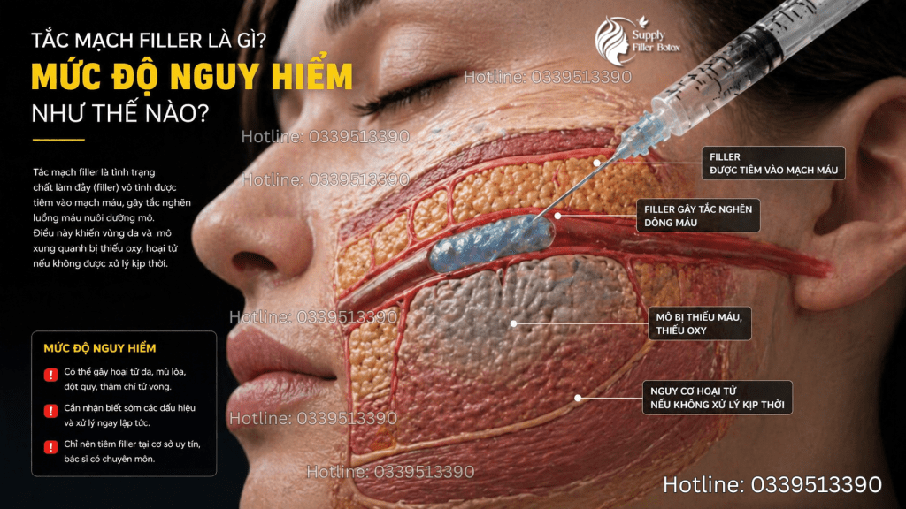Tắc Mạch Filler: Dấu Hiệu, Biến Chứng Và Cách Xử Lý Kịp Thời Nhất