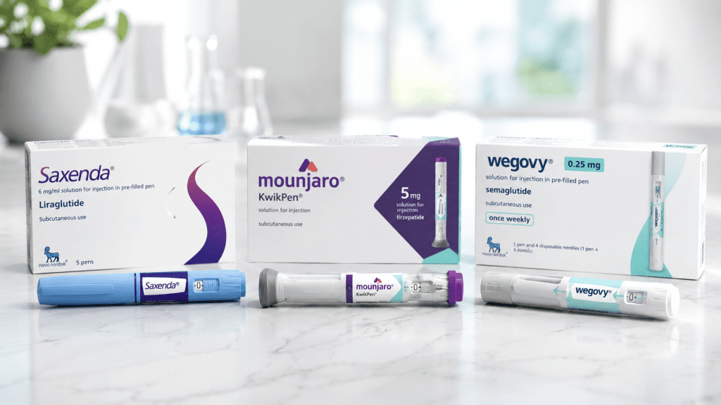 Các Dòng GLP-1 Được Quan Tâm Hiện Nay: Saxenda, Mounjaro, Wegovy - Đâu Là Sự Lựa Chọn Tối Ưu
