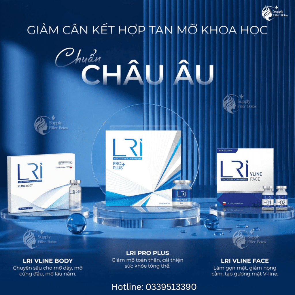 Phân Biệt Bộ 3 Sản Phẩm LRI - Giải Pháp Tan Mỡ Và Giảm Cân Chuẩn Châu Âu