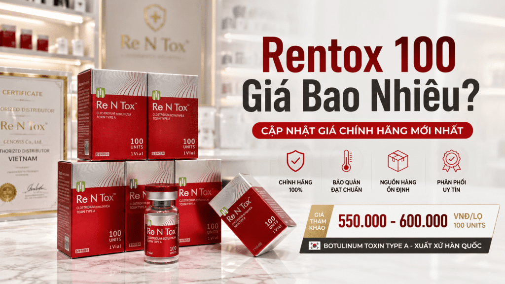 Rentox 100 Giá Bao Nhiêu? Cập Nhật Giá Rentox Chính Hãng Mới Nhất