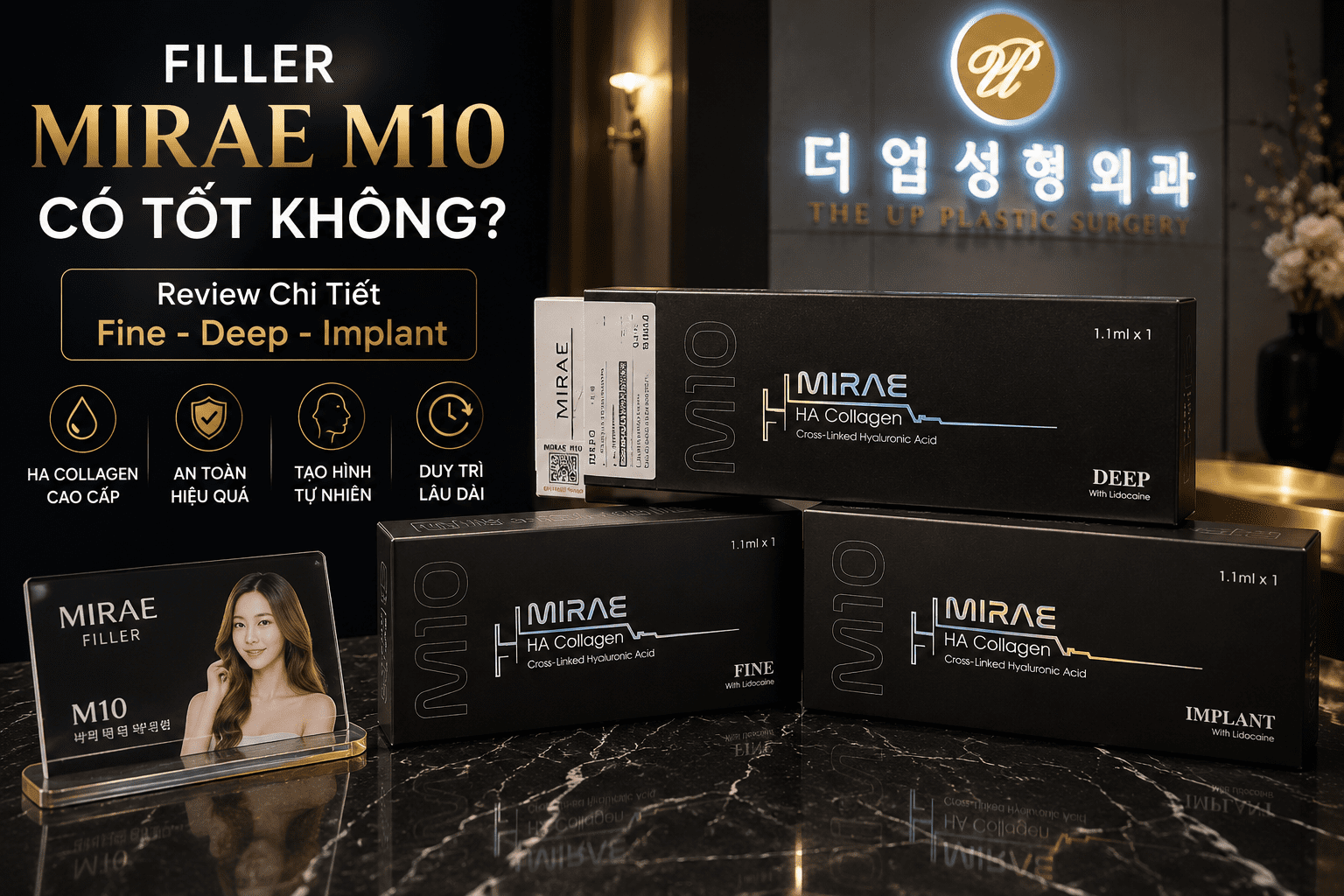 Filler MIRAE M10 Có Tốt Không? Review Chi Tiết Dòng HA Collagen Đang Được Quan Tâm