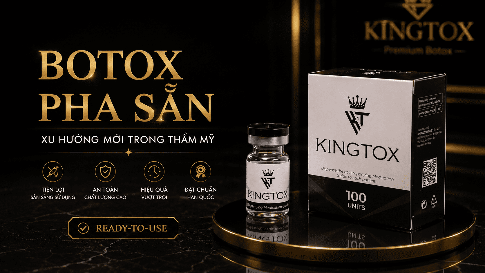 Kingtox Pha Sẵn Và Botox Đông Khô? Ưu Điểm Và Hạn Chế Cần Biết