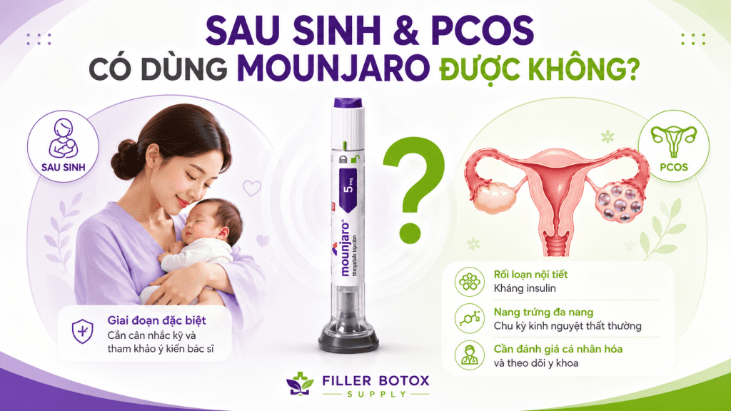 Có Nên Dùng Mounjaro Sau Sinh Và Khi Bị PCOS?