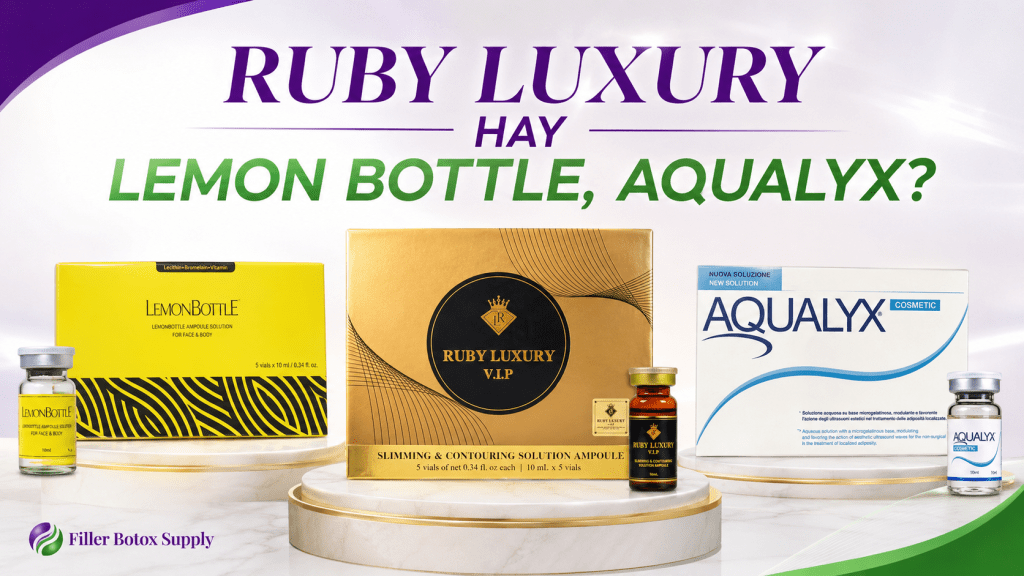 Ruby Luxury Hay Lemon Bottle, Aqualyx? So Sánh Chi Tiết Nên Chọn Loại Nào