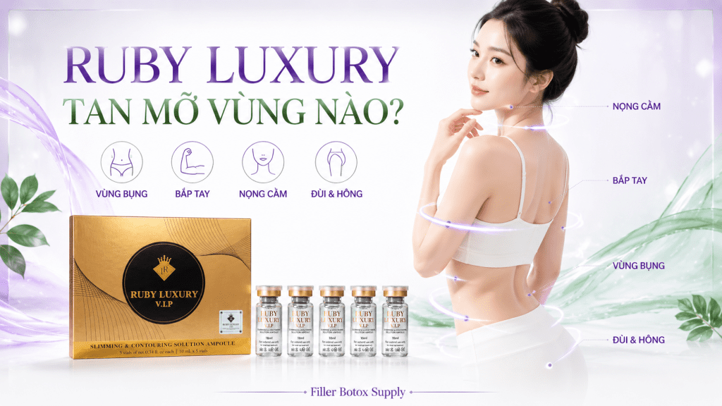 Ruby Luxury Tan Mỡ Vùng Nào? Bụng, Bắp Tay, Nọng Cằm Có Hiệu Quả Không