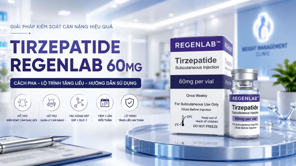 Tirzepatide Regenlab: Cách Pha, Lộ Trình Sử Dụng Và Những Điều Cần Biết
