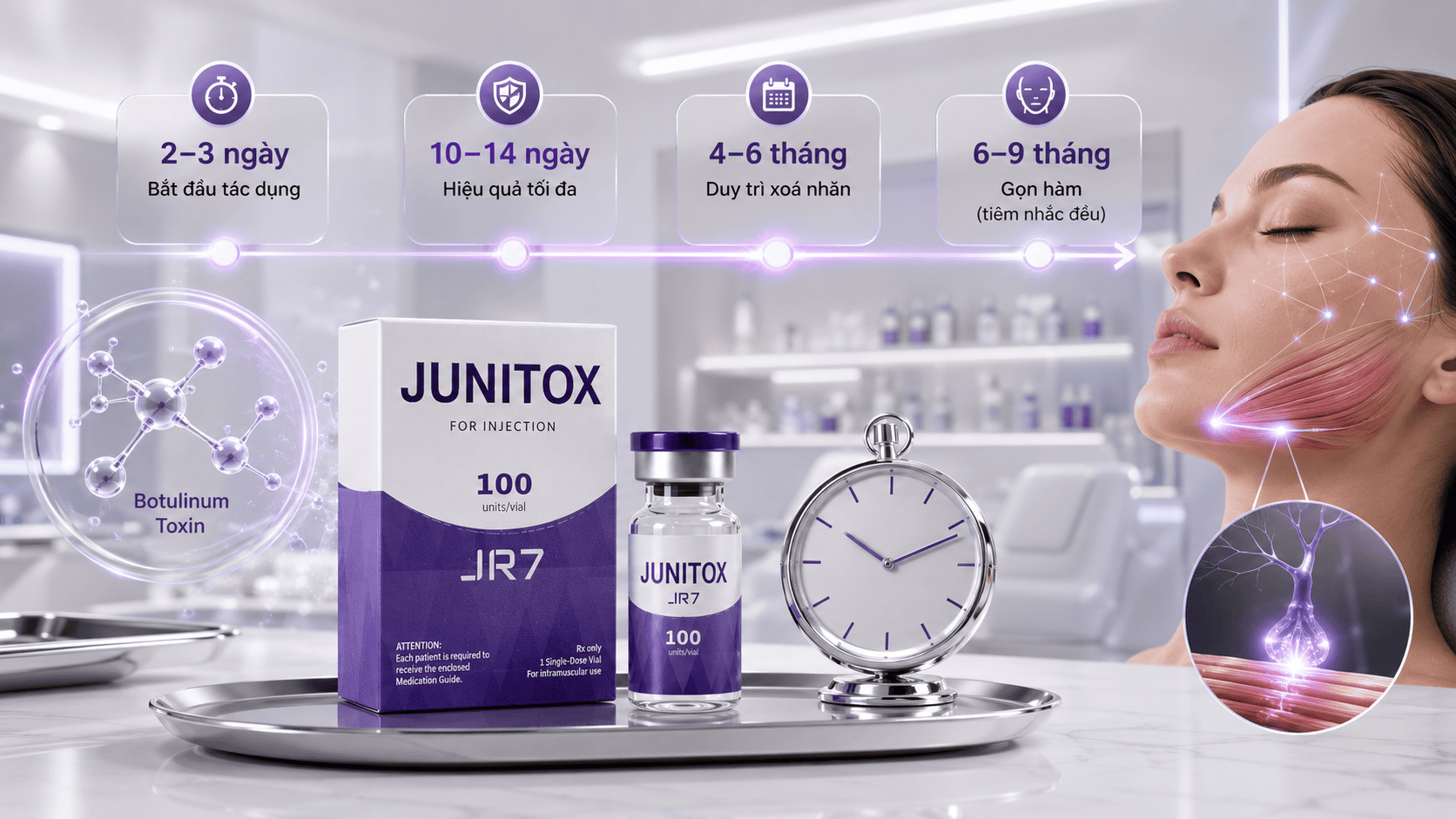 Junitox 100 giữ được bao lâu? Thời gian tác dụng và cách duy trì hiệu quả