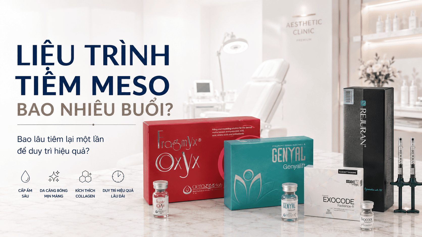 Liệu Trình Tiêm Meso Bao Nhiêu Buổi? Bao Lâu Tiêm Lại Một Lần?