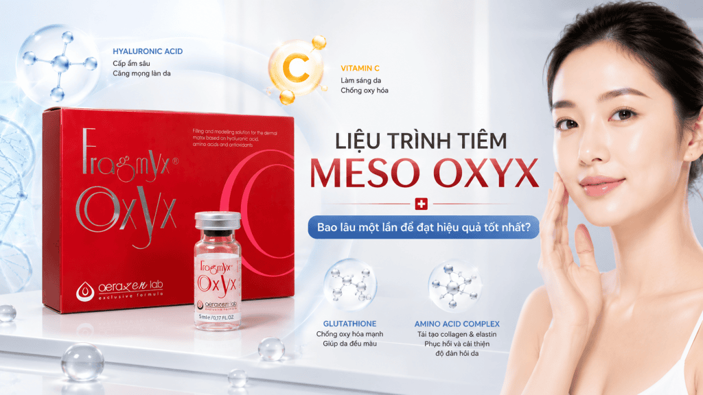 Liệu Trình Tiêm Meso Oxyx Bao Lâu Một Lần? Bao Nhiêu Buổi Là Đủ
