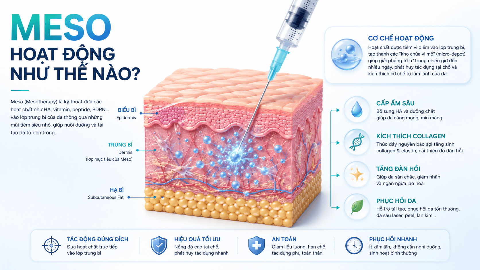 Meso Là Gì? Công Dụng, Cơ Chế Và Phân Loại