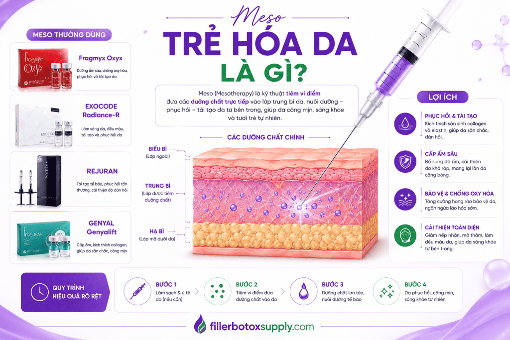 Meso Trẻ Hóa Da Là Gì? Cơ Chế Và Hiệu Quả