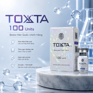 TOXTA 100 Units – Botox Hàn Quốc chính hãng, hiệu quả xóa nhăn và thon gọn gương mặt