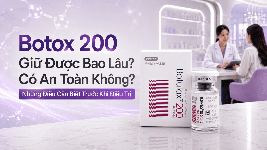 Botox 200 Giữ Được Bao Lâu? Có An Toàn Không? Những Điều Cần Biết Trước Khi Điều Trị