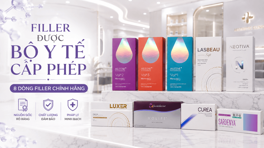 Top 8 Filler Được Bộ Y Tế Cấp Phép Chính Hãng