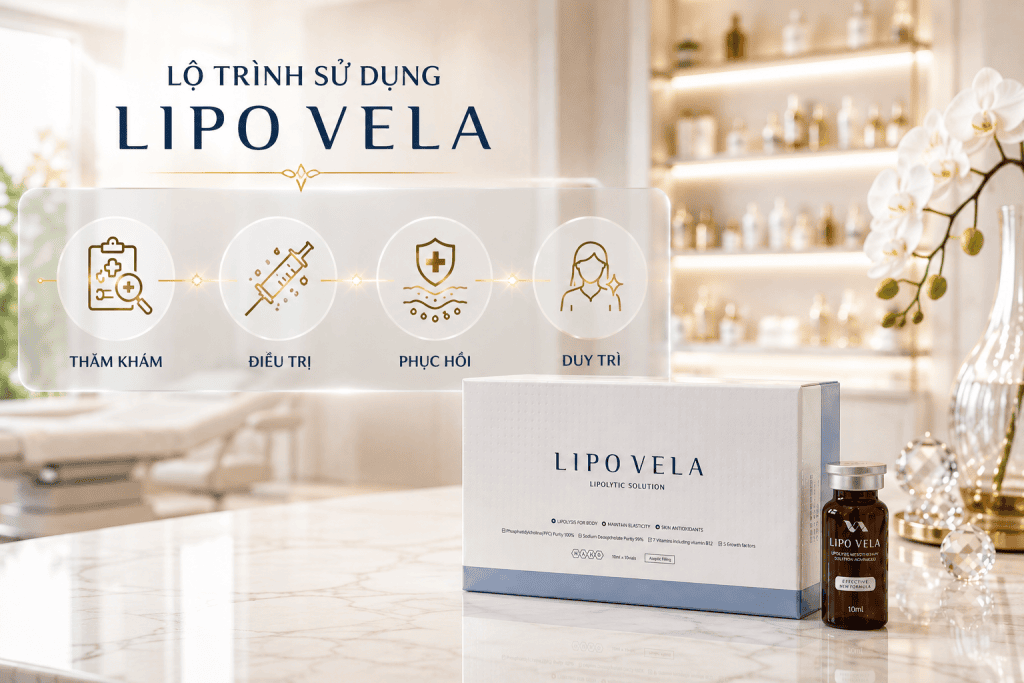 Lộ trình sử dụng LIPO VELA chi tiết: Số buổi, liều lượng & chăm sóc