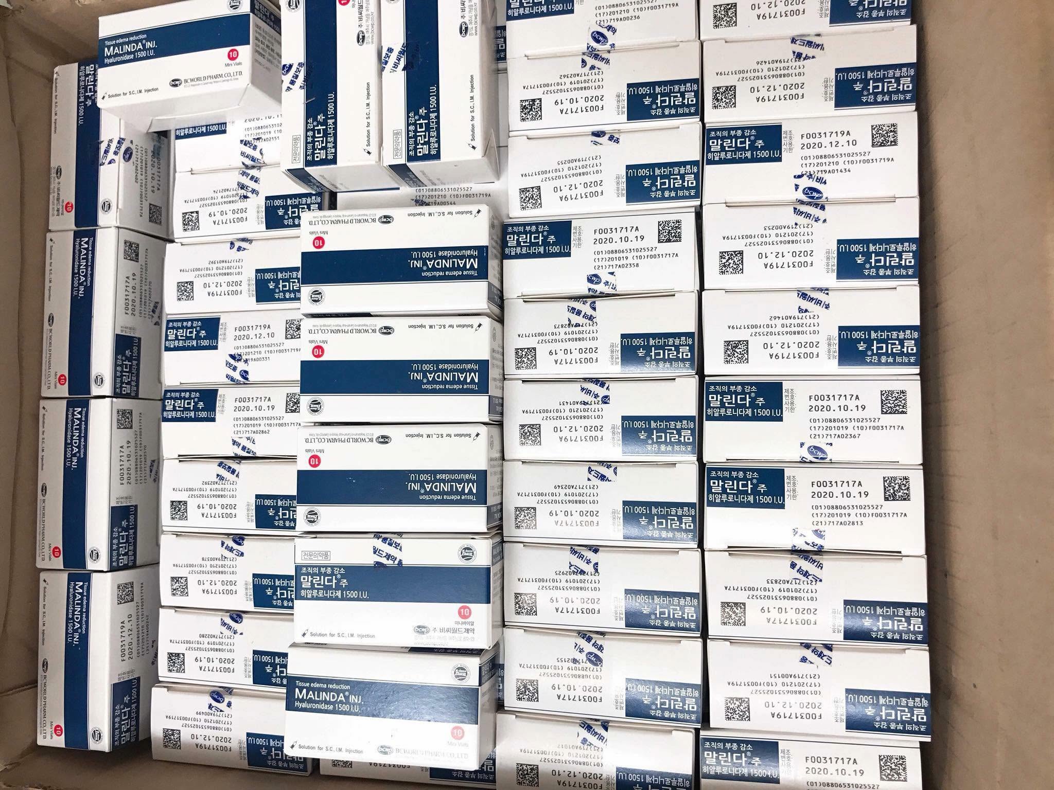 Tan Malinda Inj. 1500 IU – Hyaluronidase Tan Filler Hàn Quốc Chính Hãng