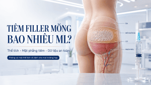 Tiêm filler mông bao nhiêu ml? Thể tích, mặt phẳng tiêm và dữ liệu an toàn thực tế