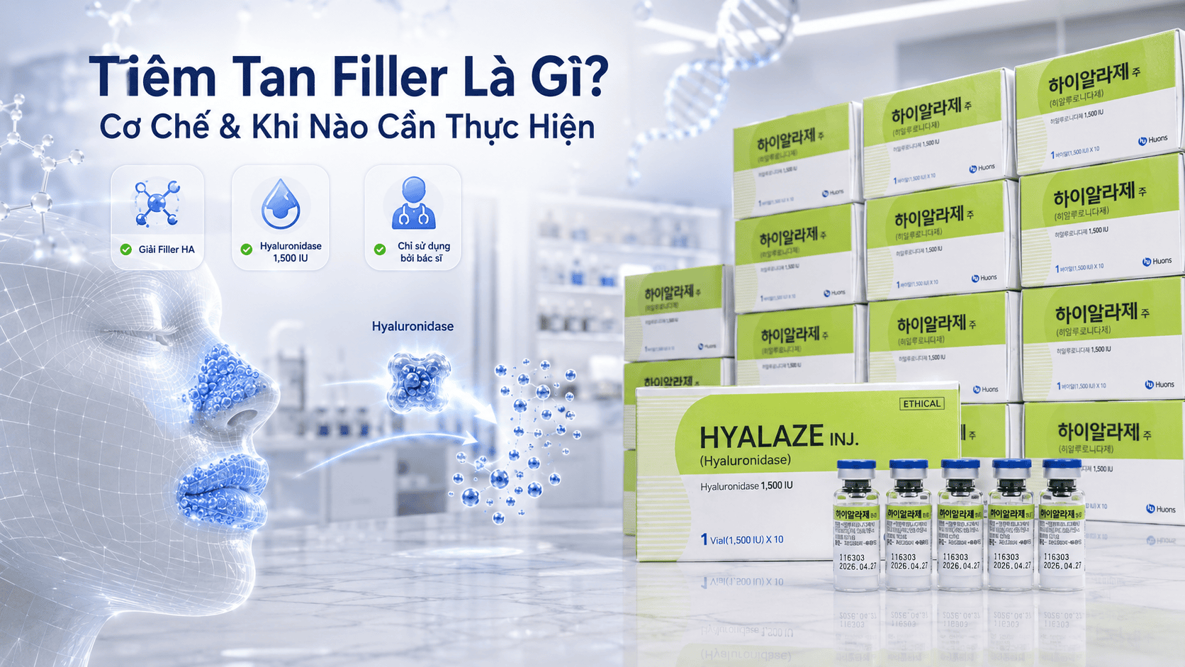Tiêm tan filler là gì? Cơ chế, khi nào cần & lưu ý an toàn