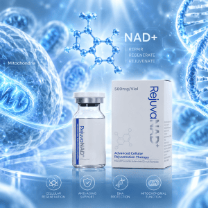 RejuvaNAD+ 500mg/Vial – Giải Pháp Trẻ Hóa Tế Bào Bằng NAD⁺ Cho Phòng Khám & Cơ Sở Thẩm Mỹ